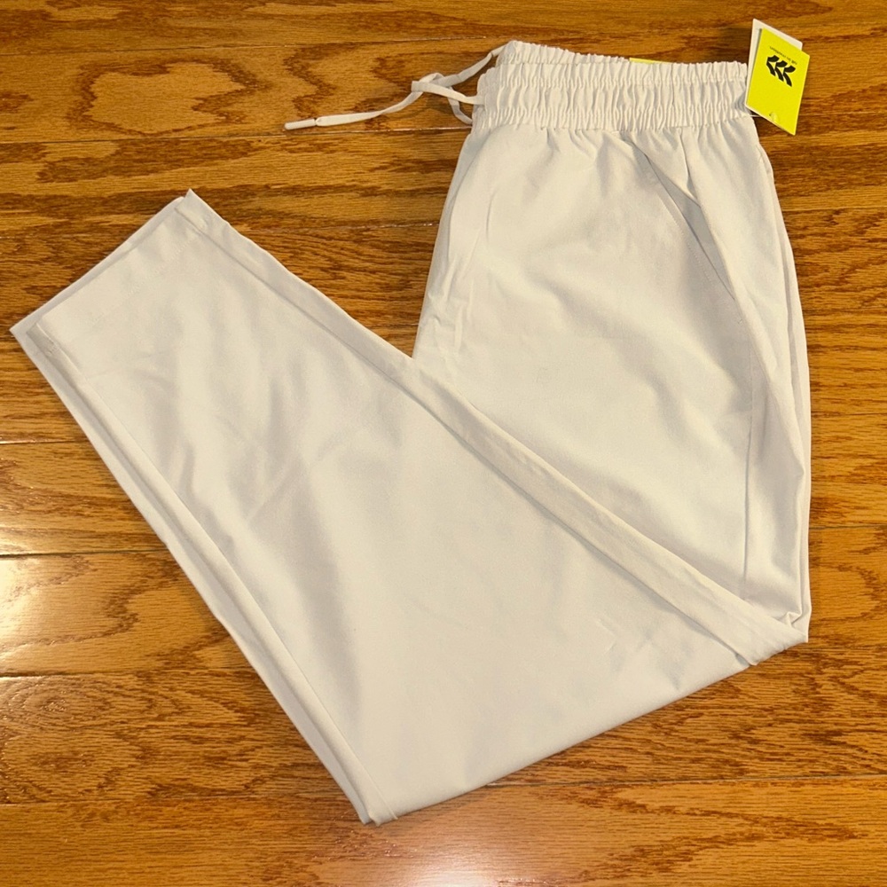 All in Motion White Sweatpants Relaxed Fit Joggers